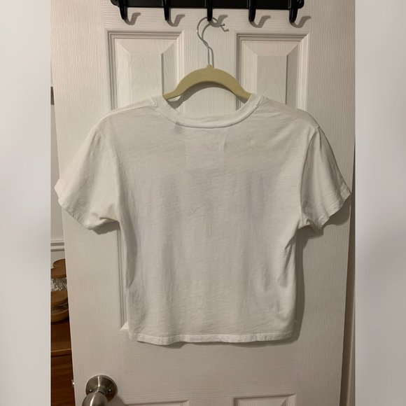 Topshop White Printed Tee - Picture 4 of 10